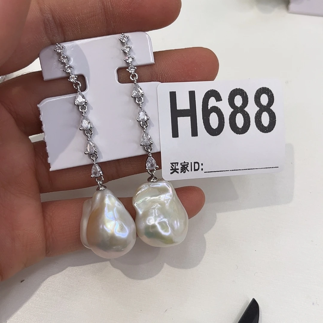 耳饰合金淡水珍珠