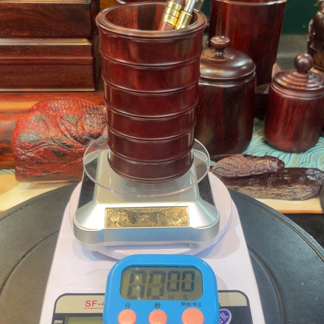 用***8印度小叶紫檀手把件
