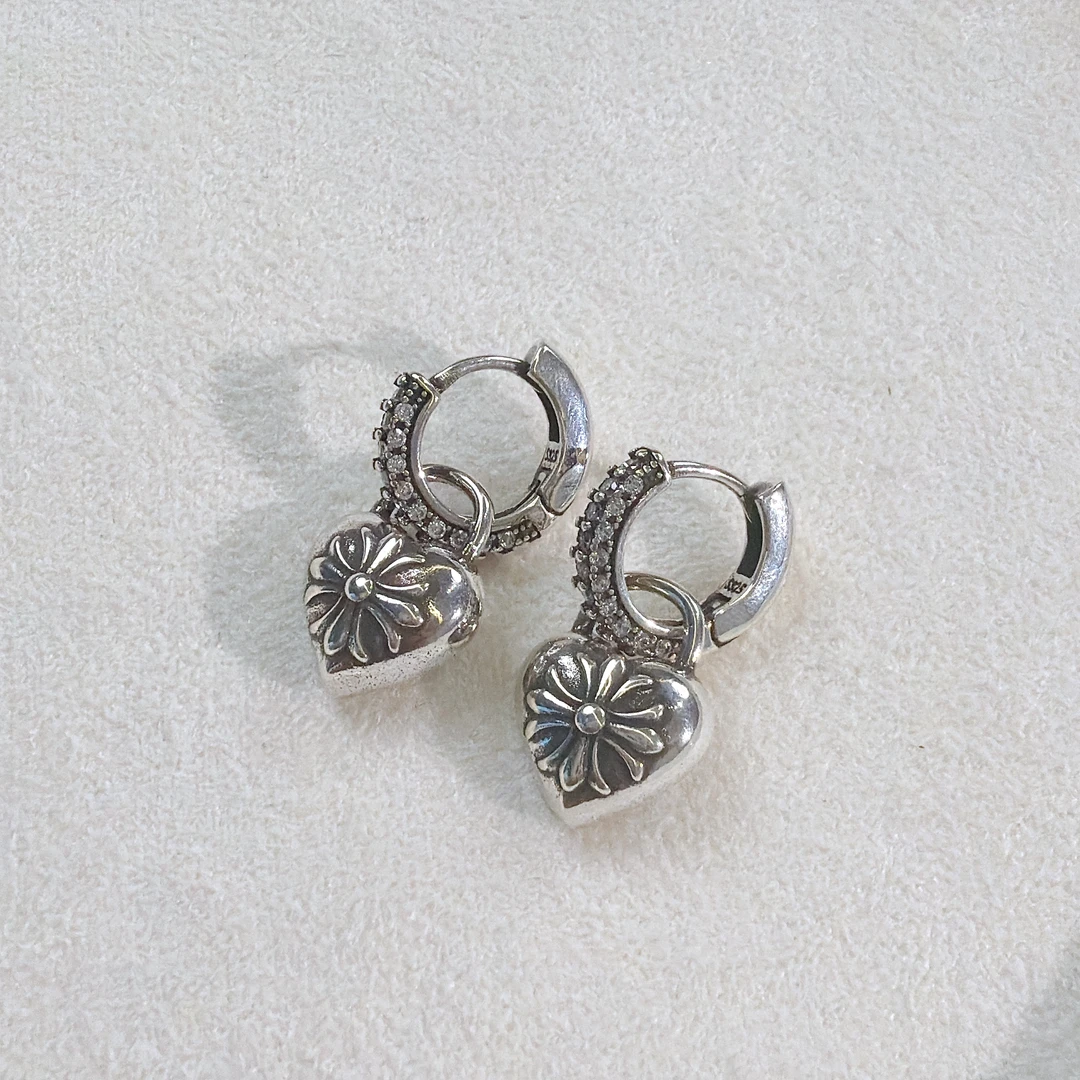 铜合金锆石耳饰 【AG•饰品】耳环AG00632