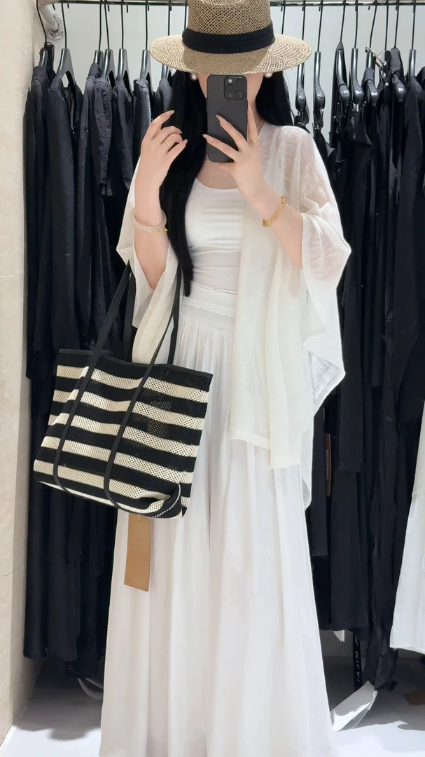 简约小香风百搭时尚背心森系时尚套装气质休闲夏季复古小众韩版