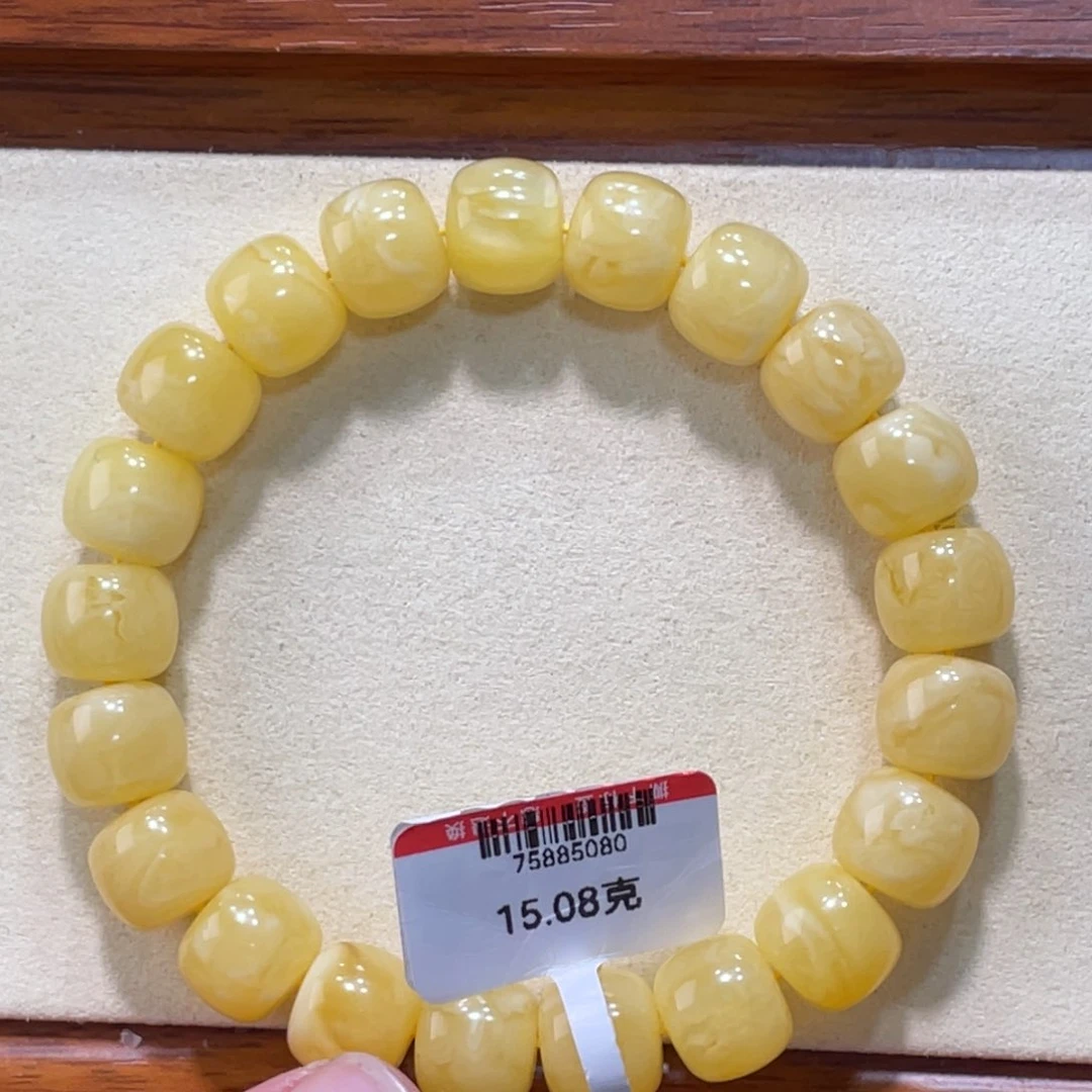 蜜蜡手链未镶嵌蜜蜡