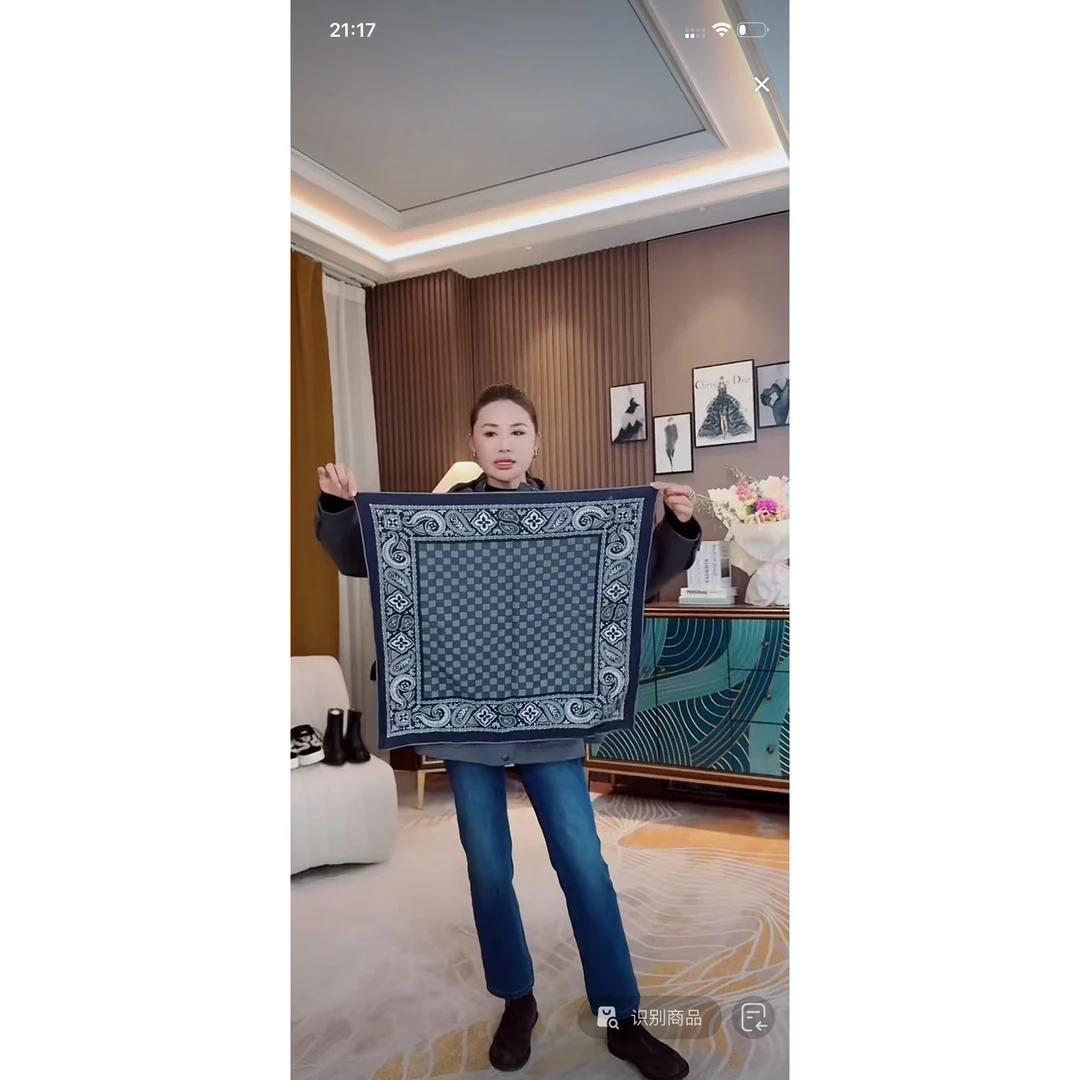 【荣姐精选】爱杩高定款方巾