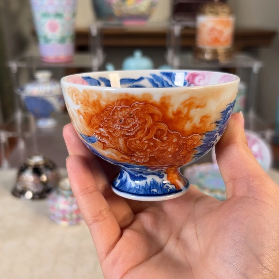 纯手工手绘 高端茶器