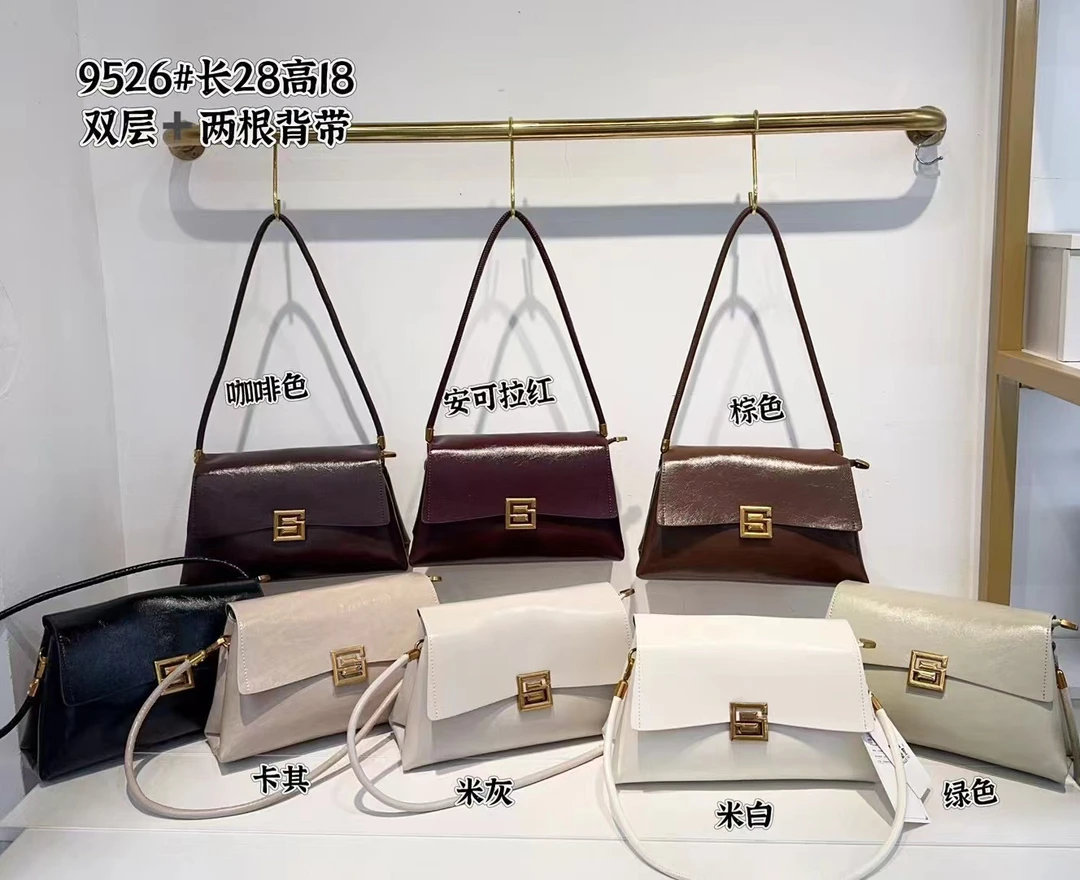 【粉丝专属】百搭轻奢小包包2025新款复古油蜡皮小方包时尚斜挎包