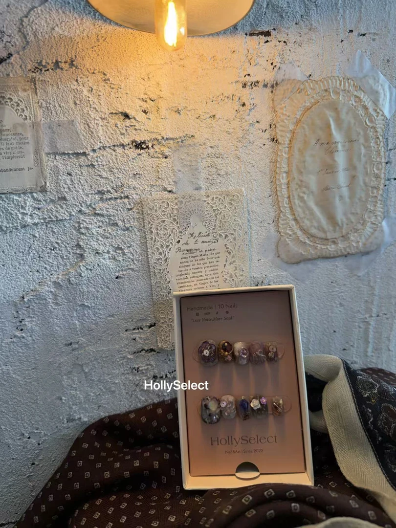 设计师款「槿上花语」零基础变美攻略 HollySelect小众手工穿戴甲