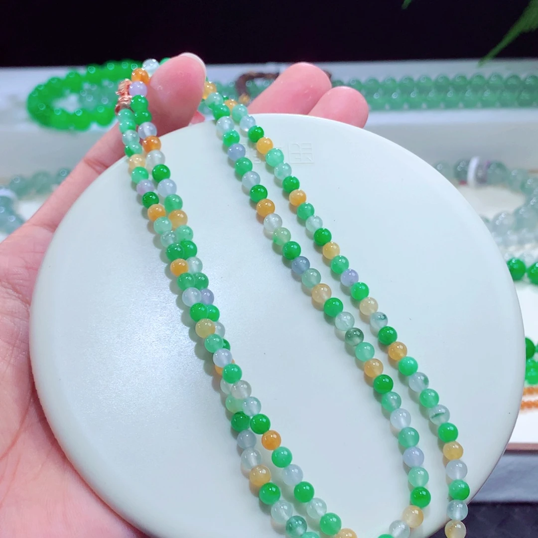 未镶嵌手链翡翠卡4+