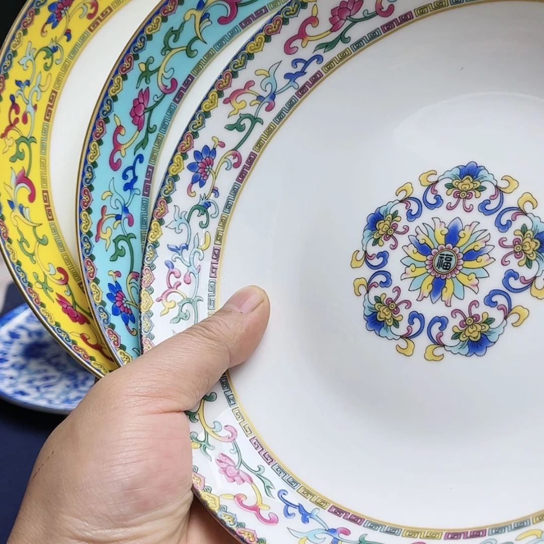 【闪购商品】珐琅8英寸深盘12个…….