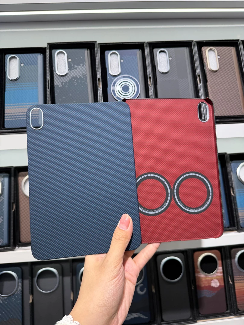 苹果Ipad Mini6/7凯夫拉芳纶纤维超轻薄散热防刮耐磨平板壳。