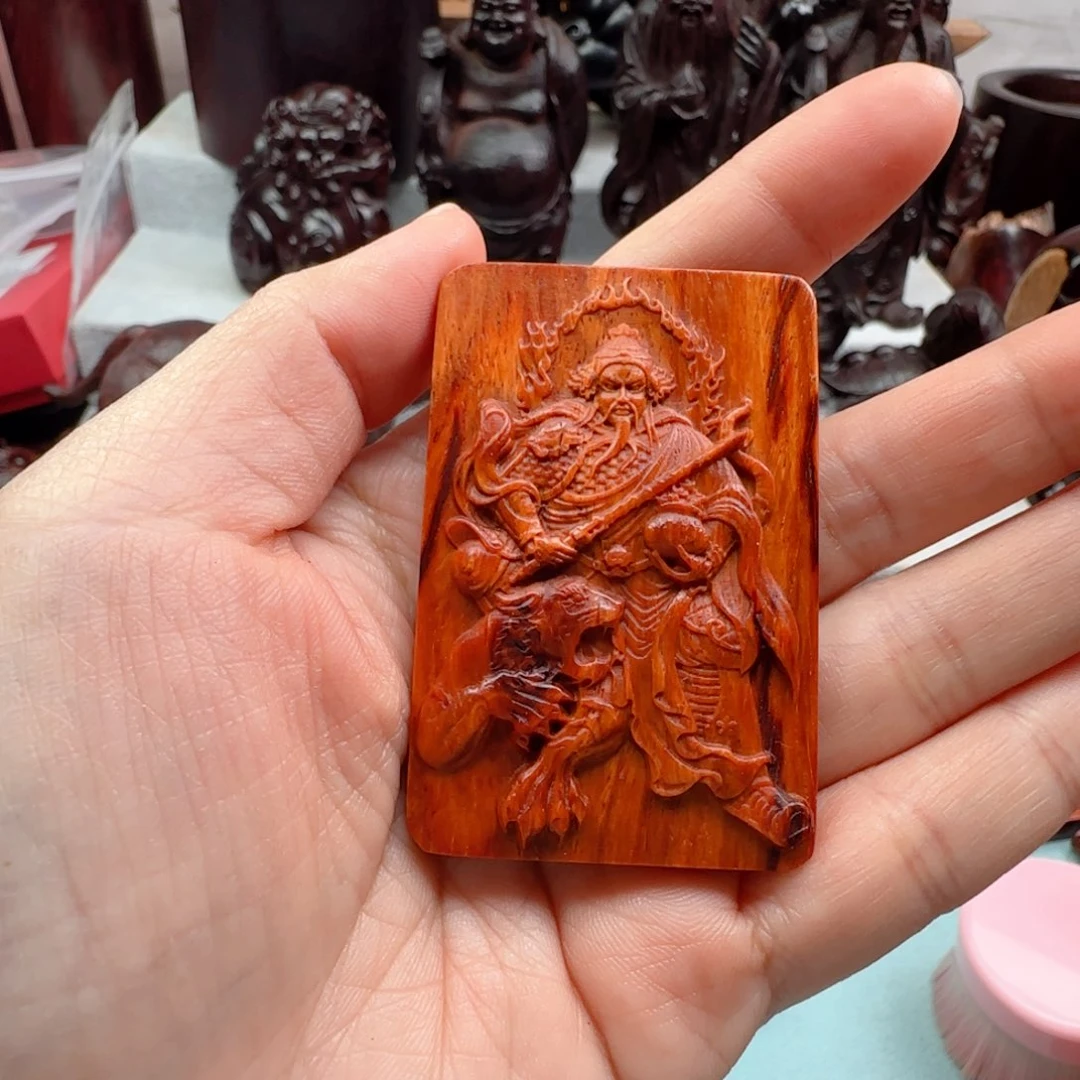 小叶紫檀把件開**来太乙真人