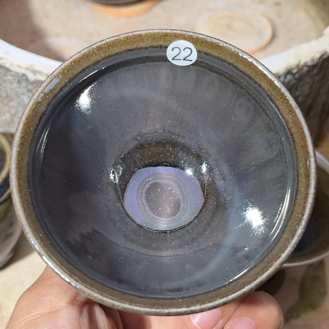 茶盏义兴龙窑坚持真柴烧微瑕