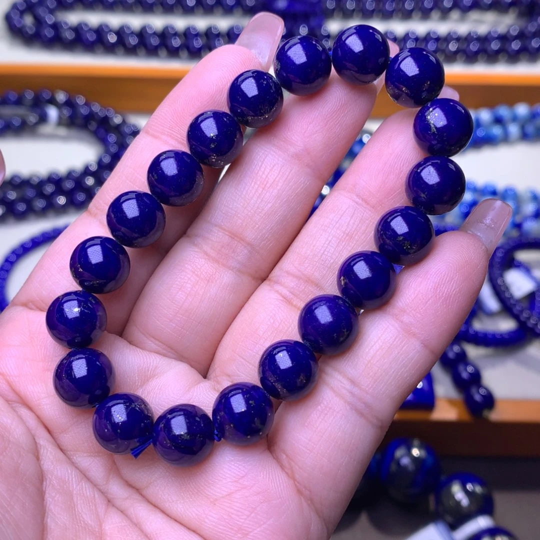 青金石未镶嵌手串10m