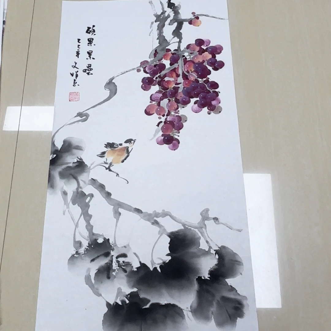 国画国画作品多次
