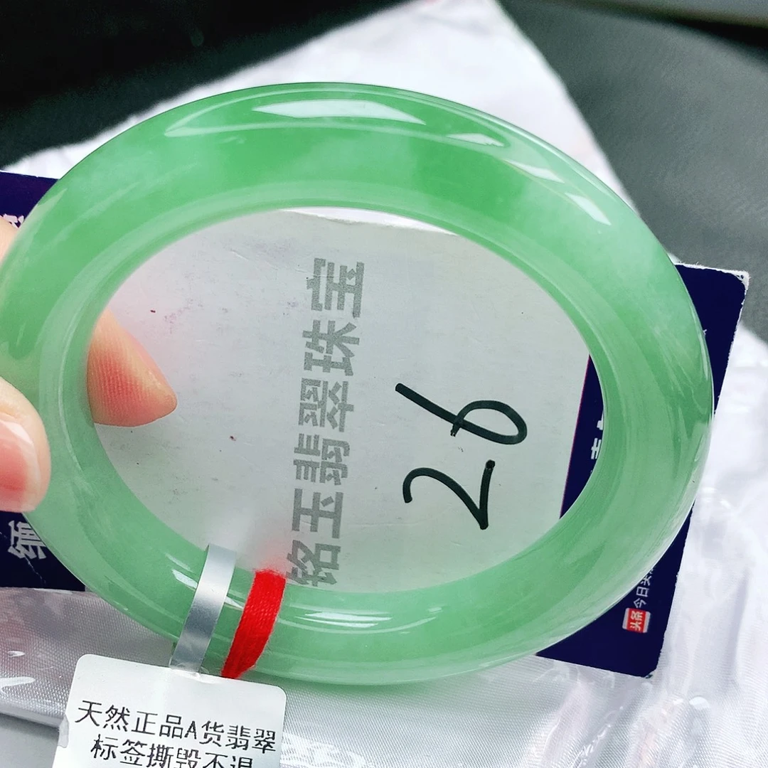 翡翠未镶嵌手镯缅甸天然a货翡翠手镯