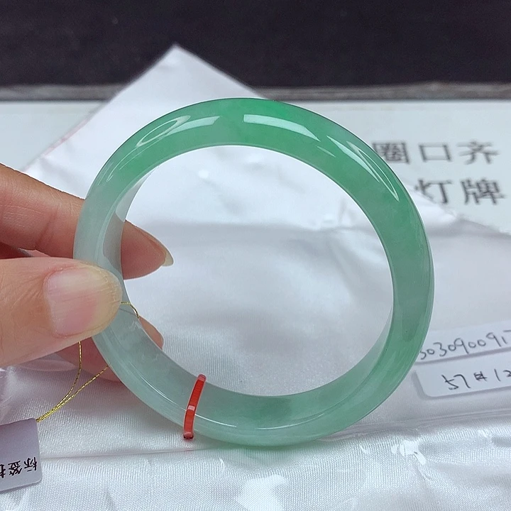 未镶嵌手镯翡翠57圈0917