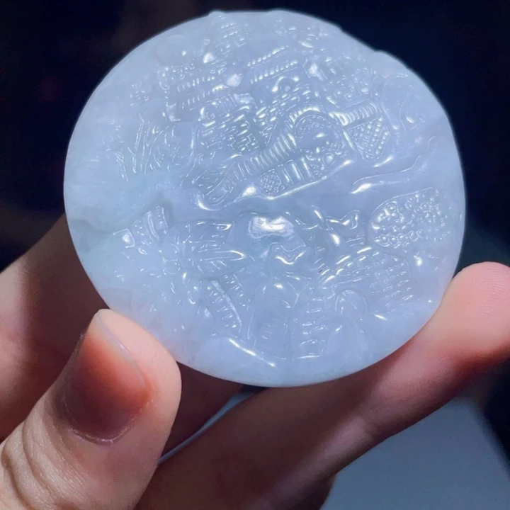 翡翠未镶嵌吊坠(不含链)A59