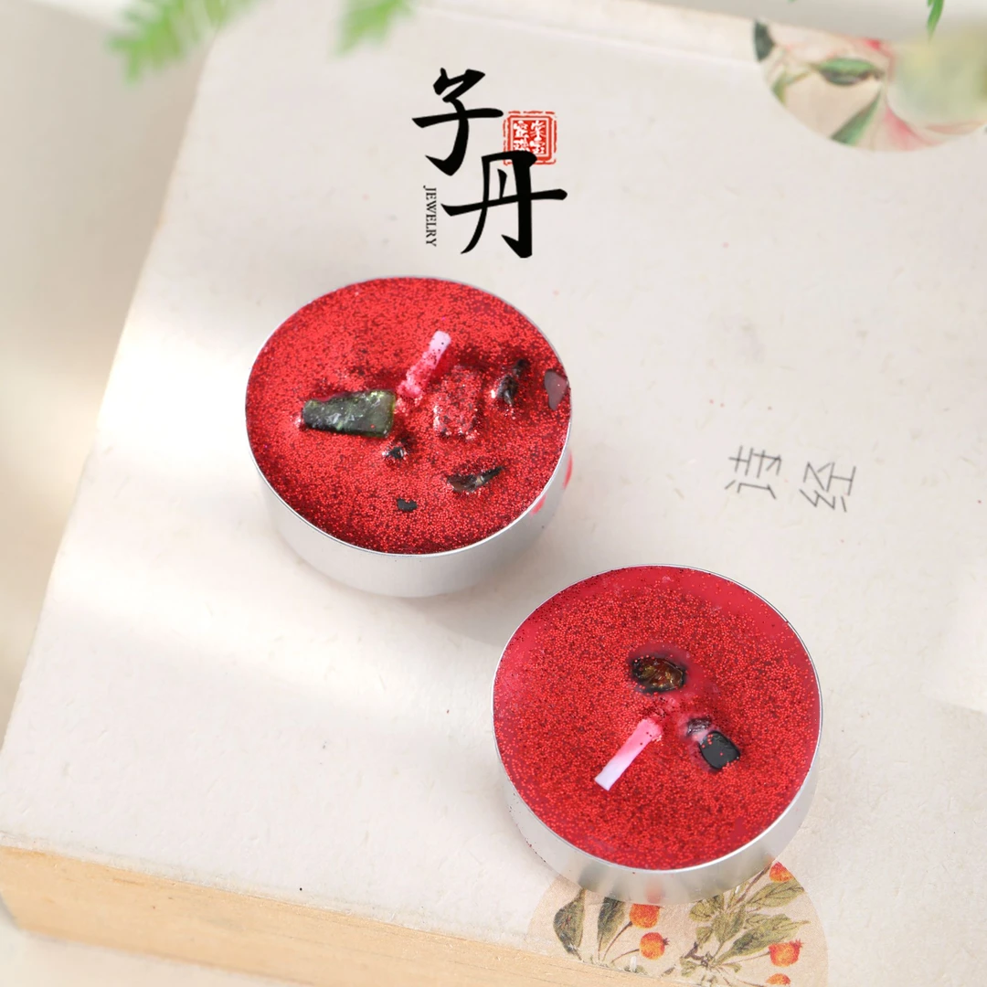 【子丹晶缘】红色蜡烛一对J1-455