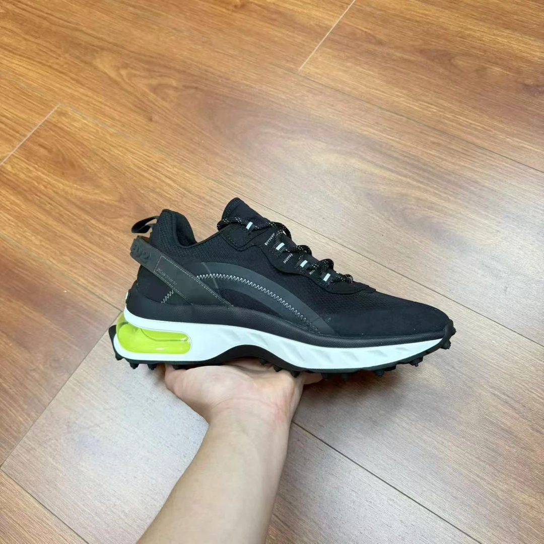 D2/黑色系/保真！气垫底增高男款运动鞋（运动鞋码）