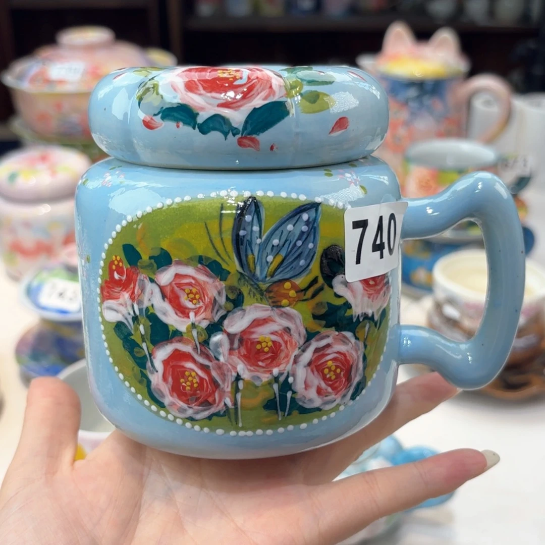 漫*景德镇手绘高温釉下彩陶瓷茶具