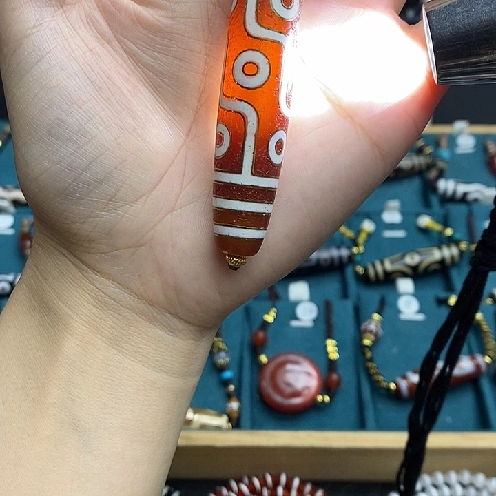 玛瑙/玉髓（覆膜）合金颈饰