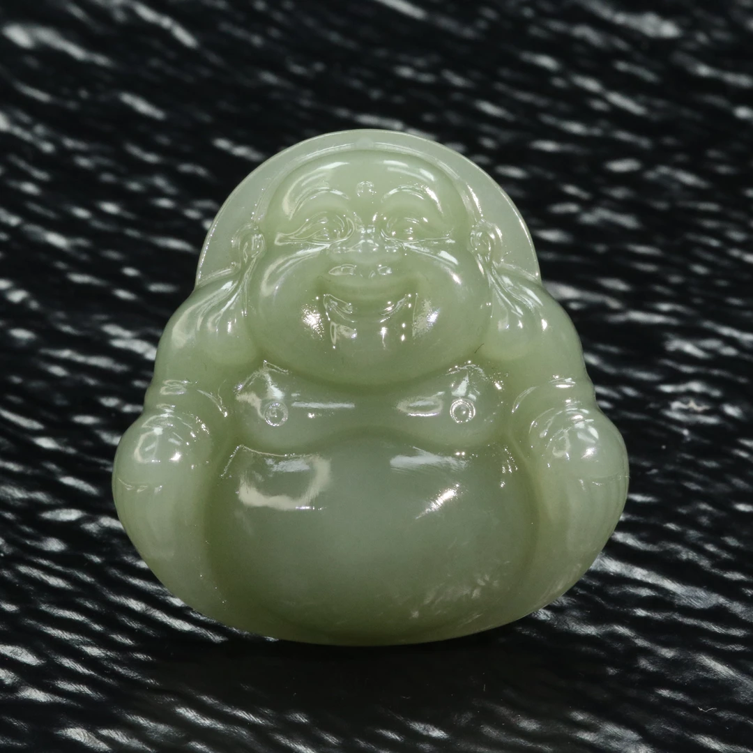 4和田玉冰晴水佛公/000187保利厦门拍卖