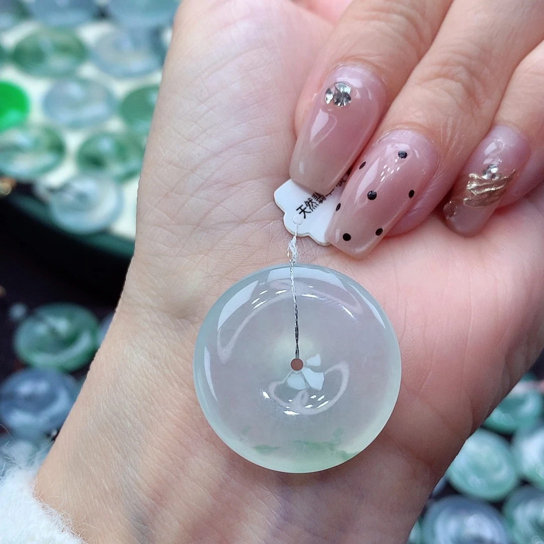 颈饰未镶嵌翡翠编号17尺寸25.3/5.5