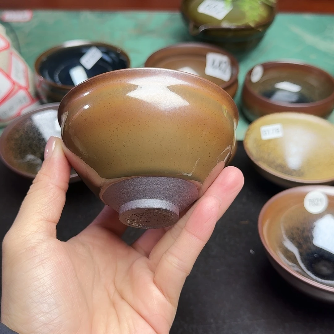茶盏0061 柴烧手工主人杯