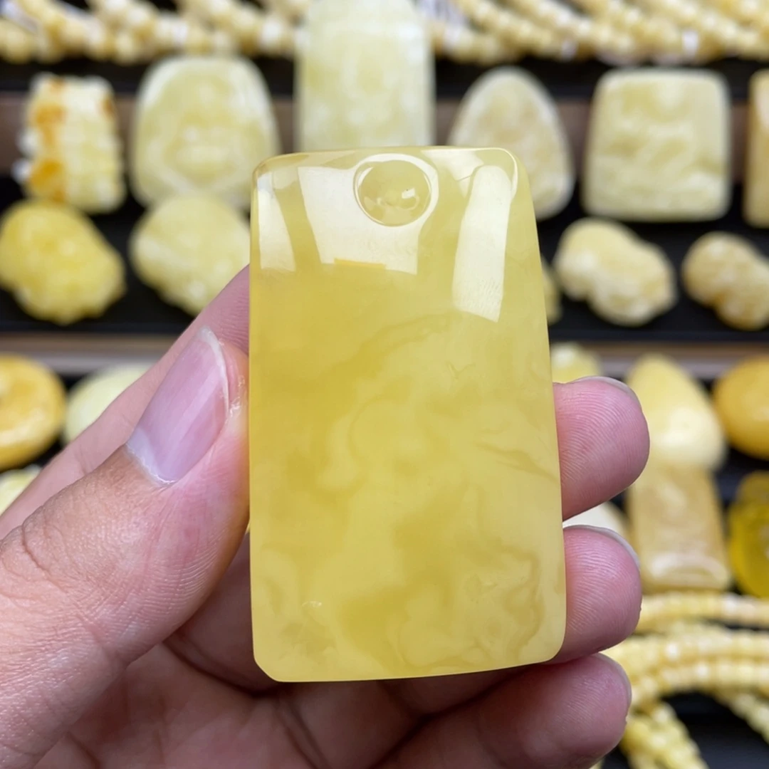 裸石琥珀未镶嵌琥珀蜜蜡