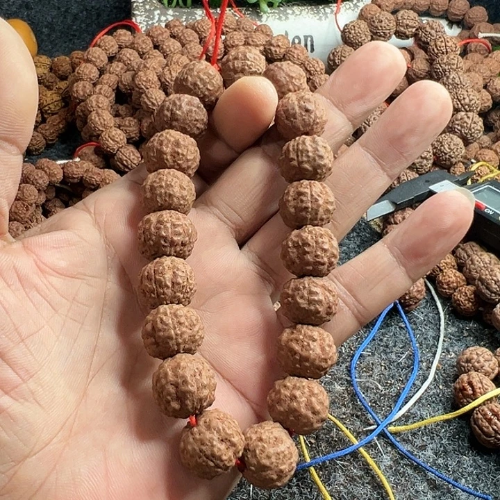 金刚菩提手串红皮跳跳龙手持单圈