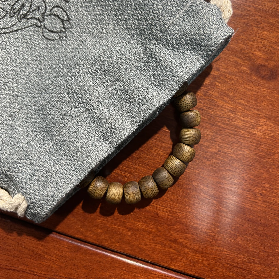 【艺香】文莱11mm苹果珠23颗沉木香作文创