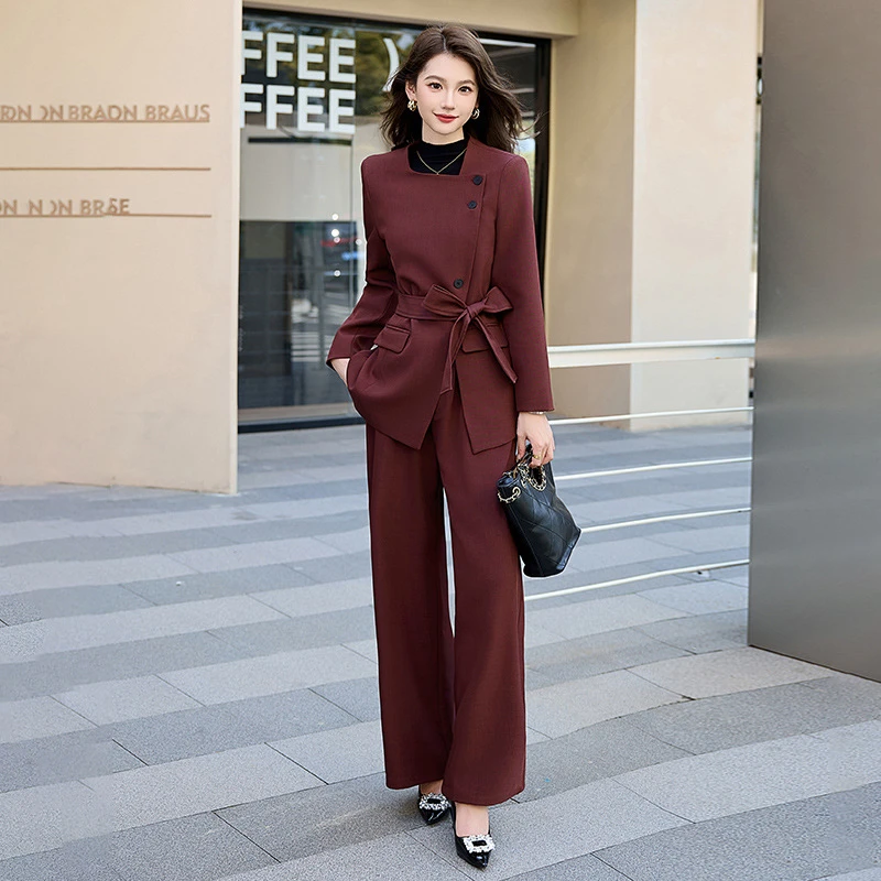 哥弟阿玛施正品秋季穿搭时尚套装新款女装女神范气质休闲设计感方