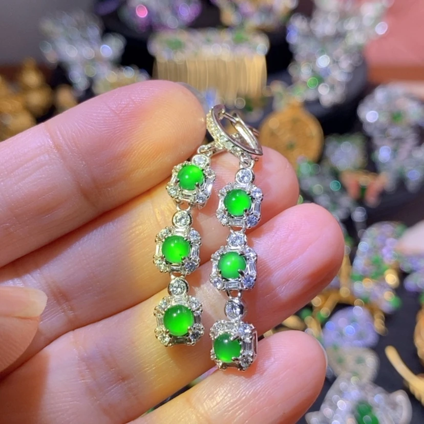 【闪购商品】银S925镶嵌挂件翡翠