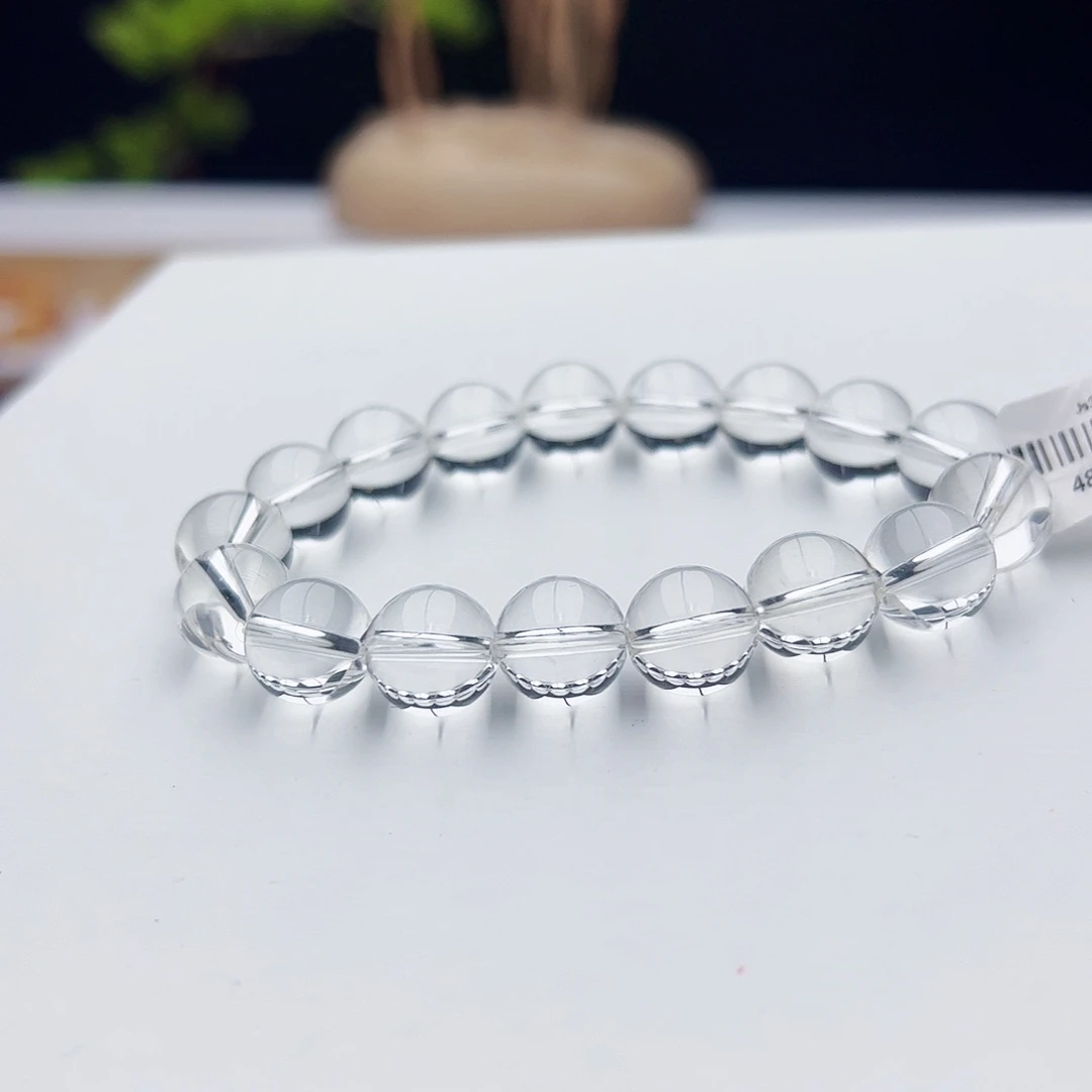 水晶手链未镶嵌白水晶12mm+双A