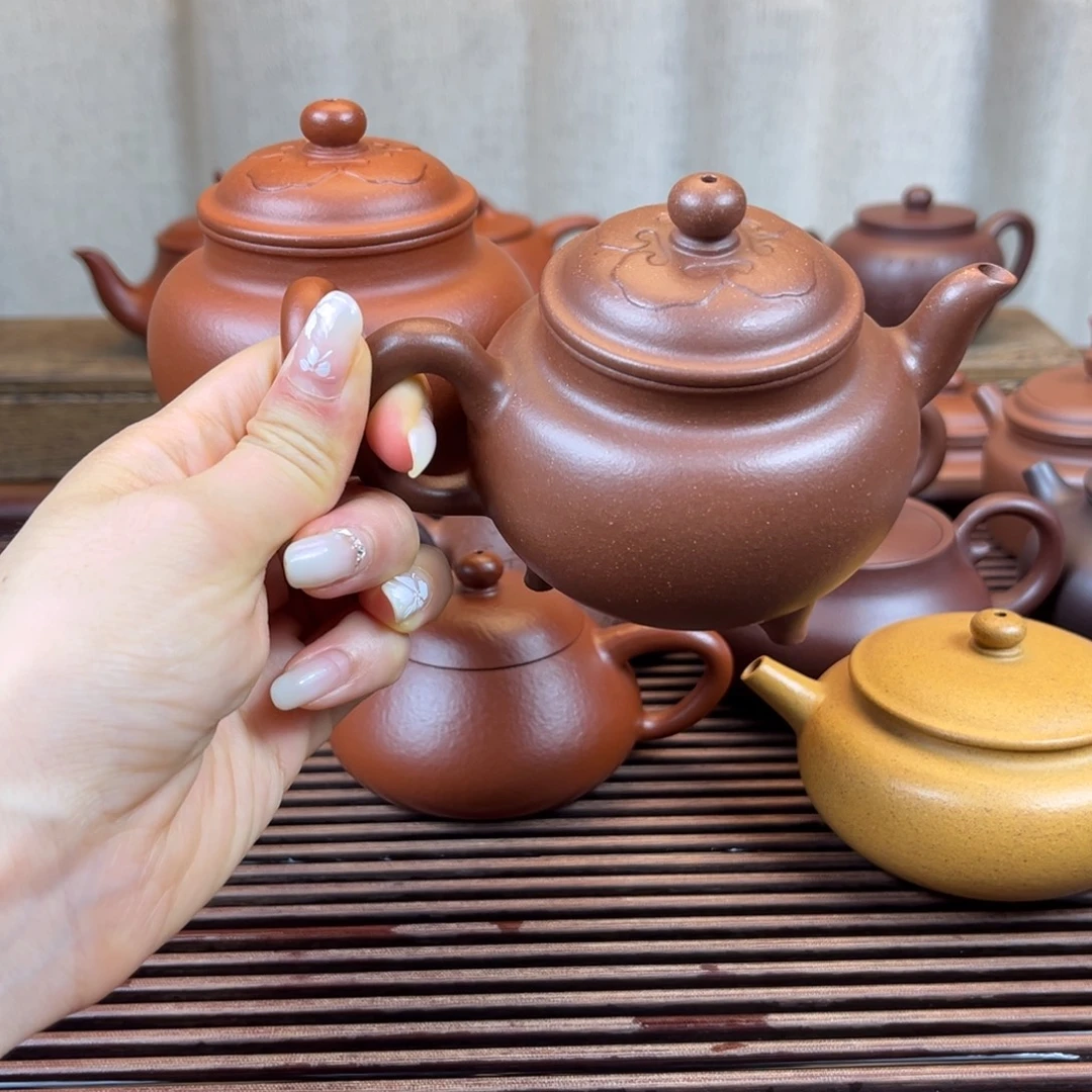 紫砂茶壶大彬如意两个泥料二选一