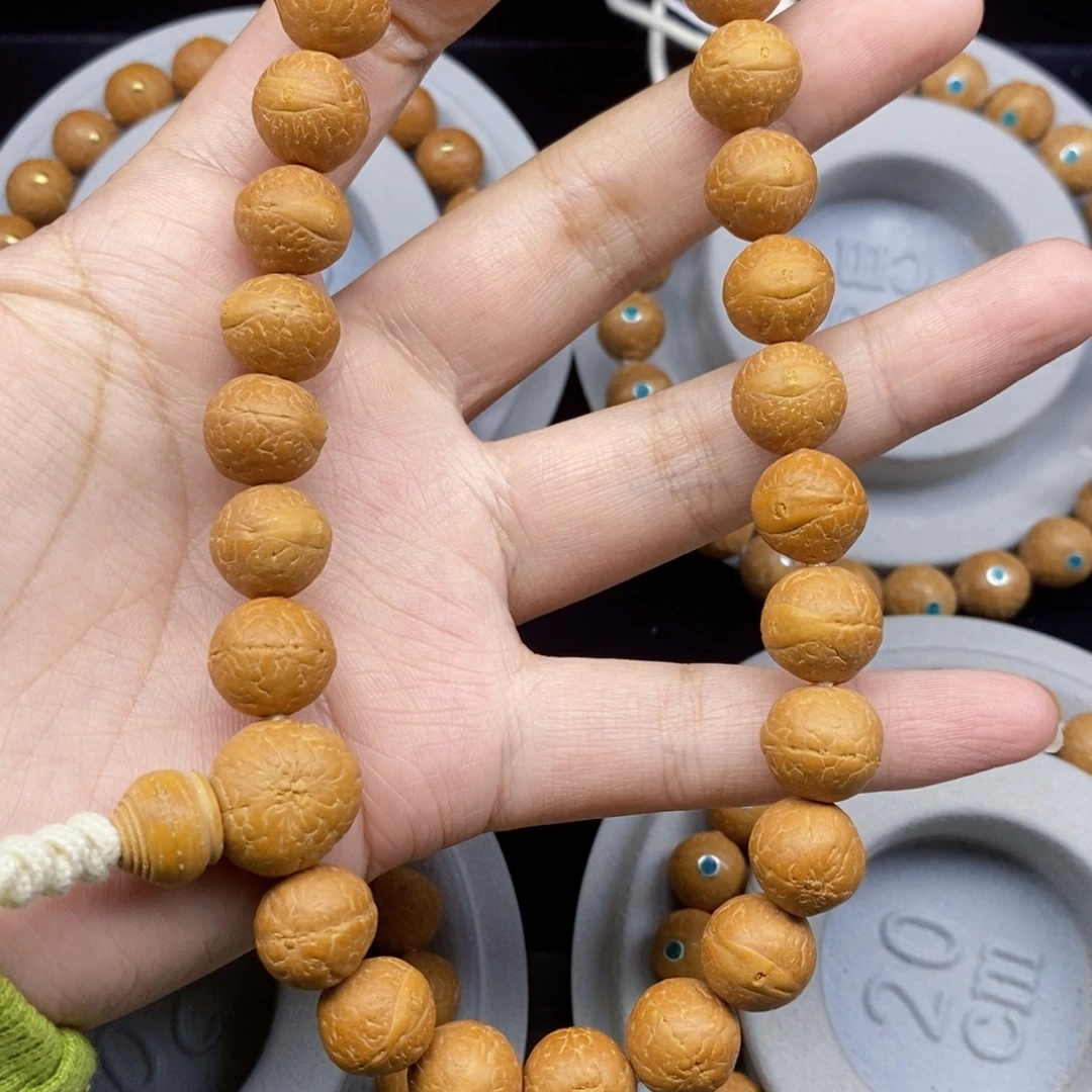 凤眼菩提手串12+新籽素手持