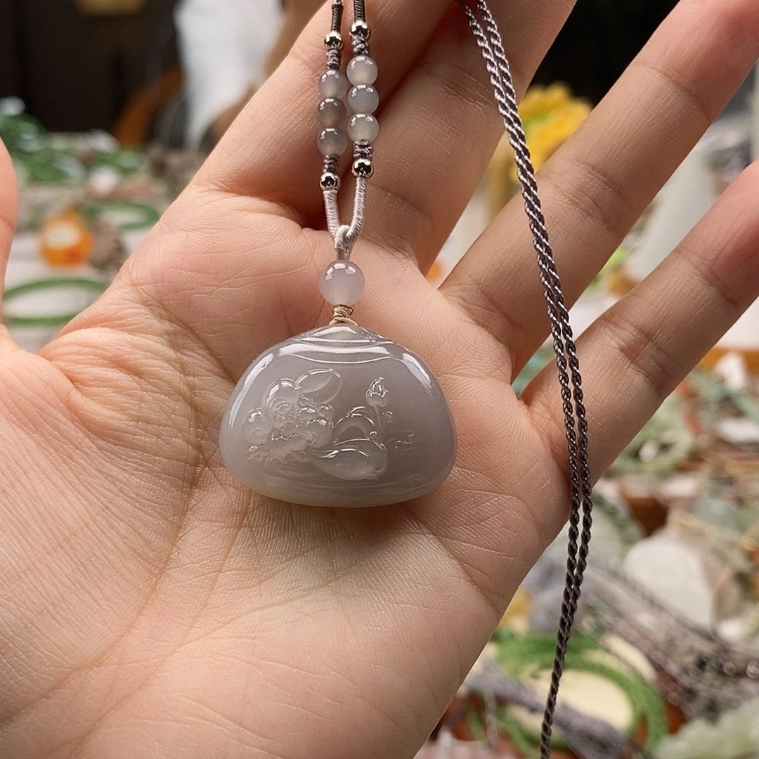 吊坠(不含链)未镶嵌和田玉