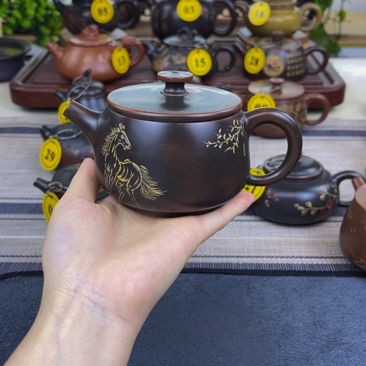 摆件荣****备坭兴陶原矿坭料制作