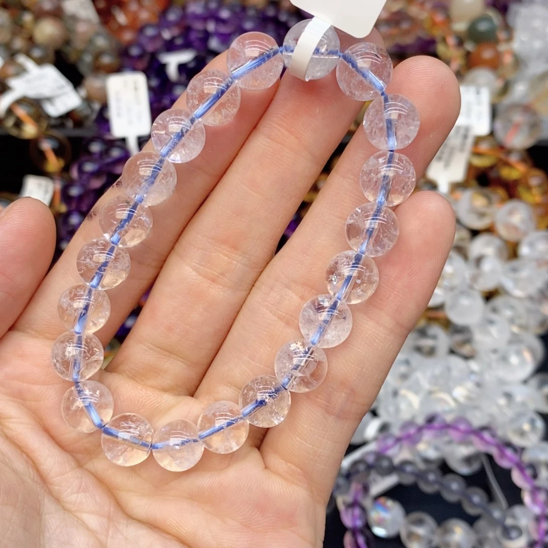 水晶手串未镶嵌14白阿塞9mm