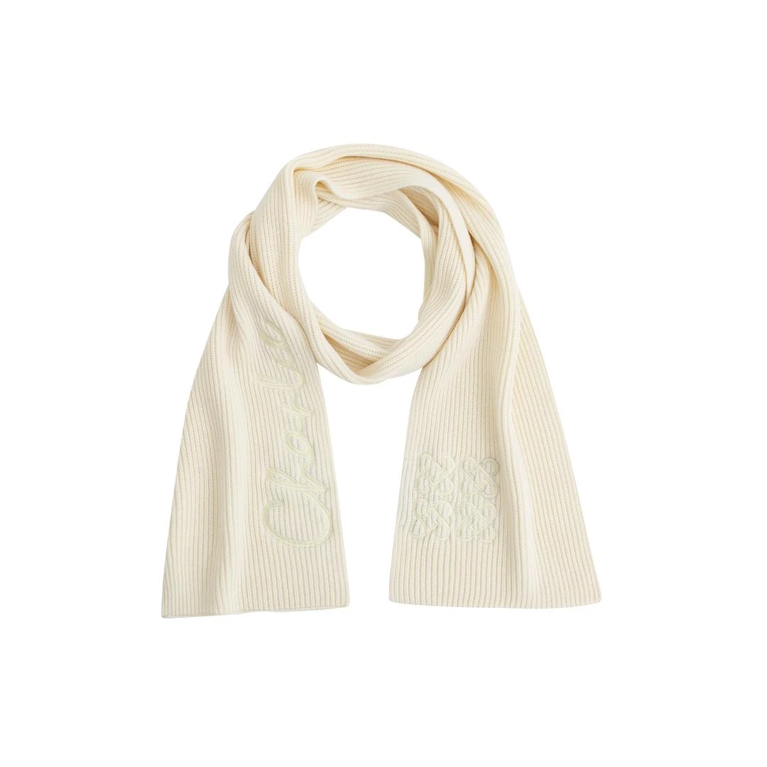 CharlieLuciano标识针织毛线帽围巾cl女子气质百搭