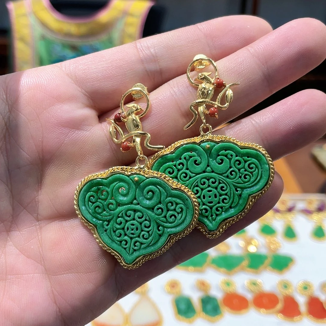 锦纶非金属耳坠耳饰