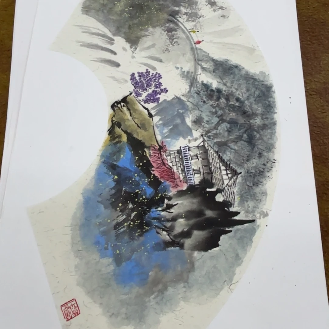 国画赵铁老师作品刘