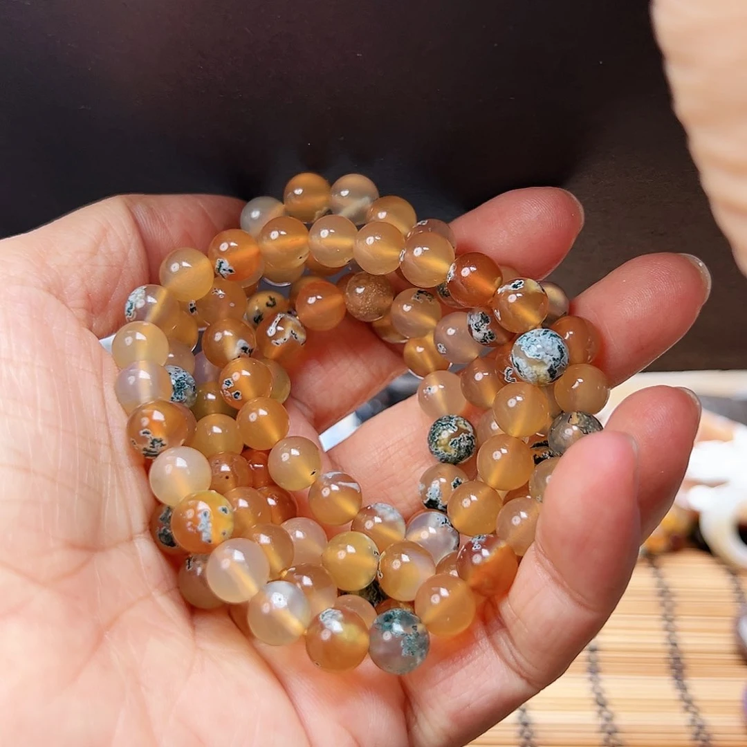 未镶嵌玛瑙/玉髓珠宝半成品