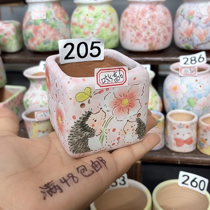 手工制作多肉花盆
