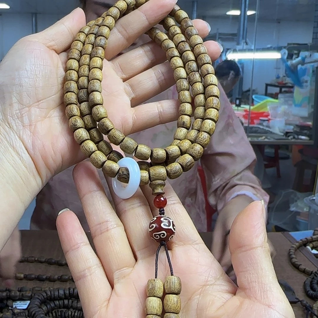 沉香手串多样性发货1条老料金丝软油黄棋999721