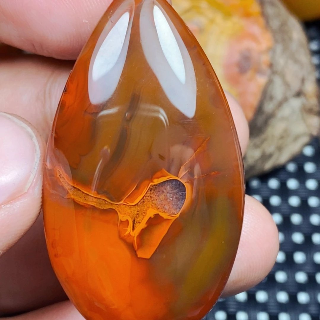 未镶嵌吊坠(不含链)玛瑙/玉髓愚*