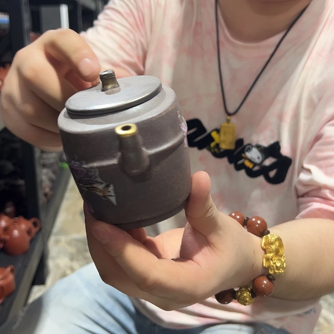茶壶紫砂紫砂壶紫砂茶宠茶叶罐