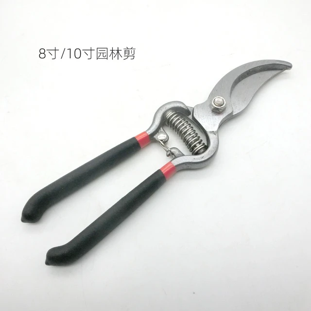 8寸10寸园艺果林树枝剪 多功能树枝剪园林剪刀 防滑手动修树枝剪
