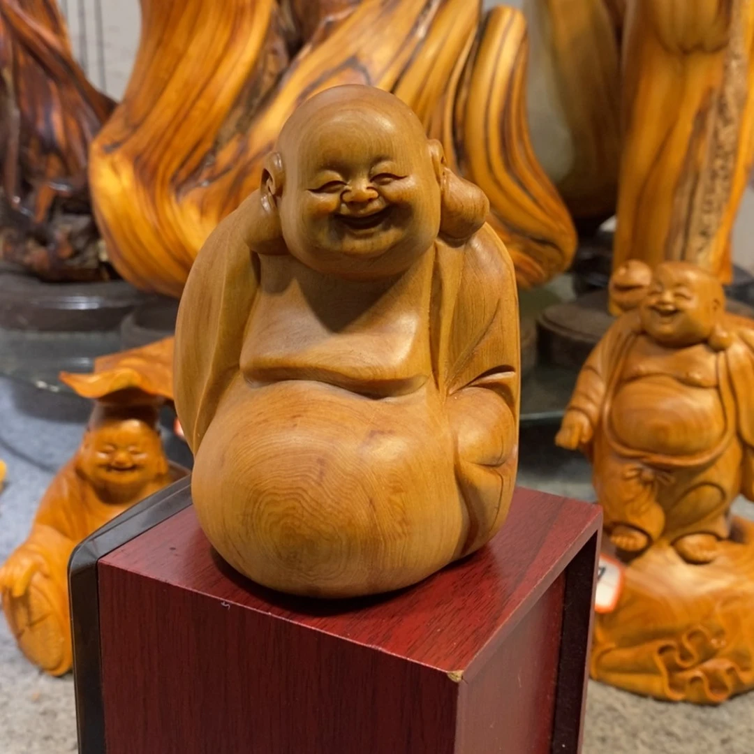 【闪购商品】柏木（崖柏）根雕木雕工艺品摆件家居买十送一手把件