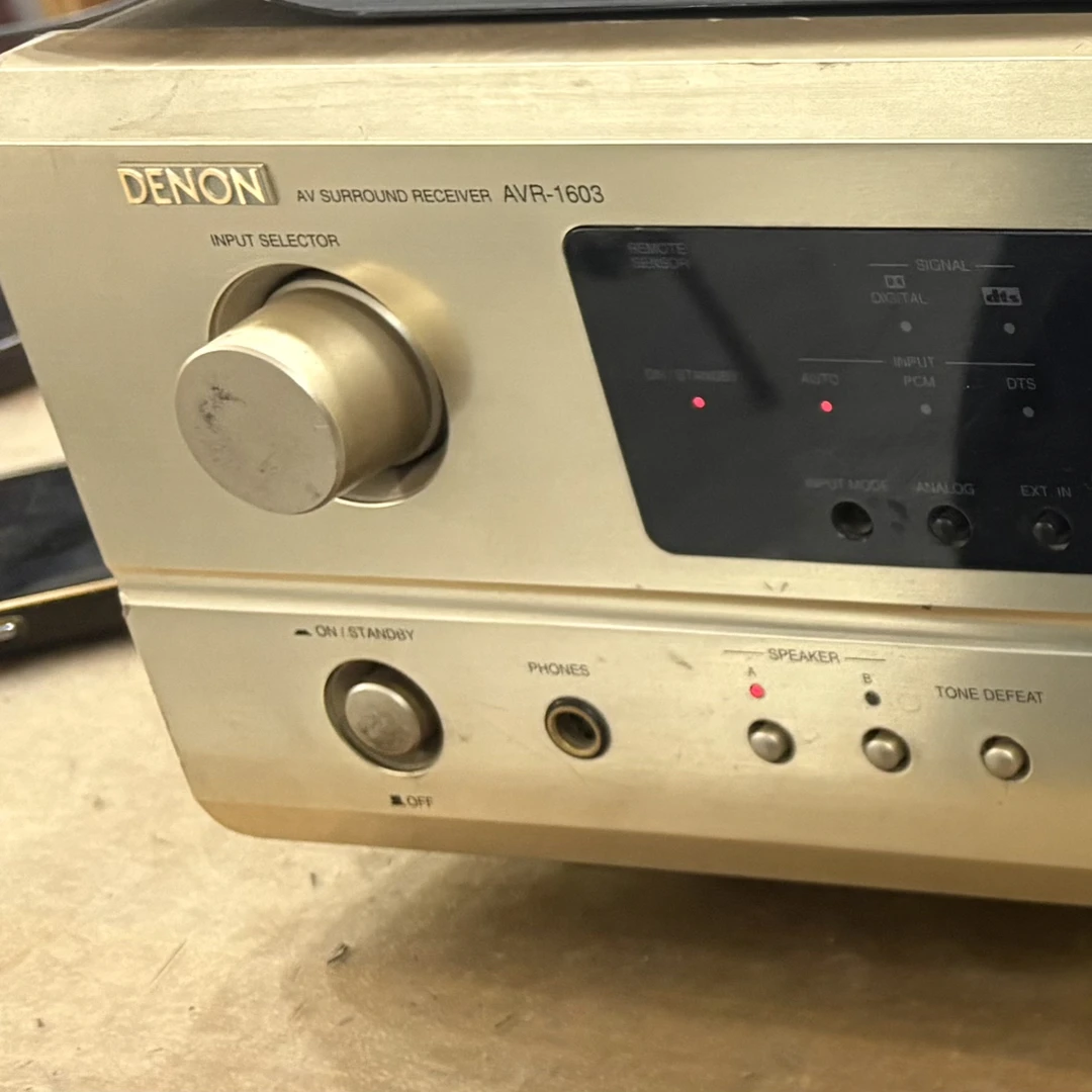 8新 Denon/天龙 二手天龙1603功放机，运费自理，不支持无理由退换