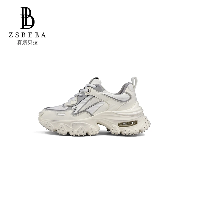 TenderJinger女士牛皮做旧擦色老爹鞋ZS0407