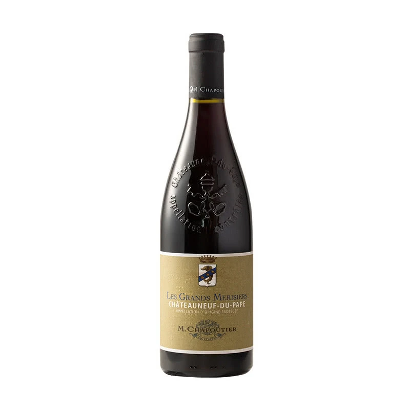 沙普蒂尔(M.CHAPOUTIER) 法国进口 教皇新堡红葡萄酒 750ml